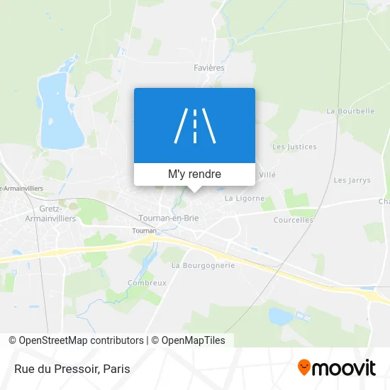 Rue du Pressoir plan