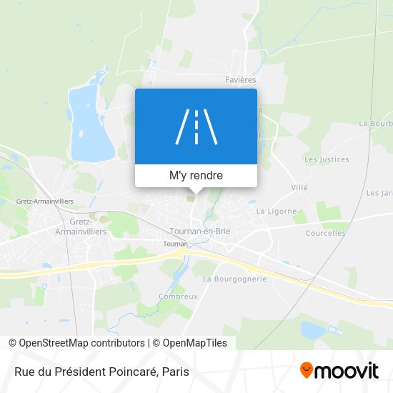 Rue du Président Poincaré plan