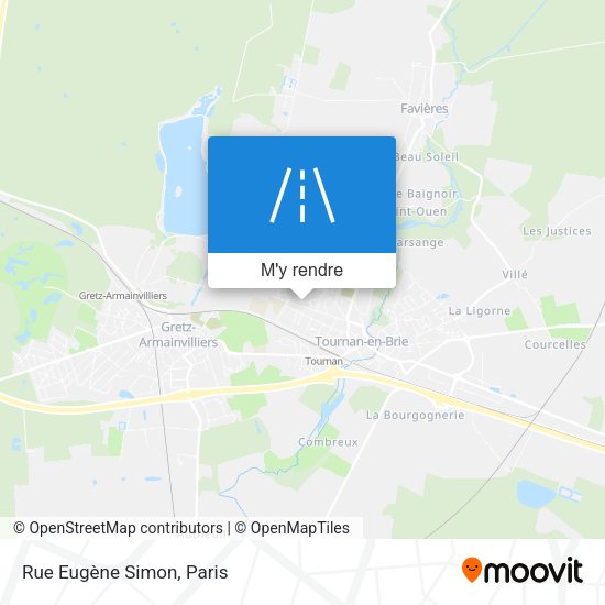 Rue Eugène Simon plan