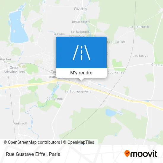 Rue Gustave Eiffel plan