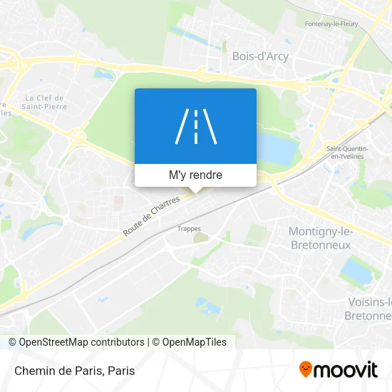 Chemin de Paris plan