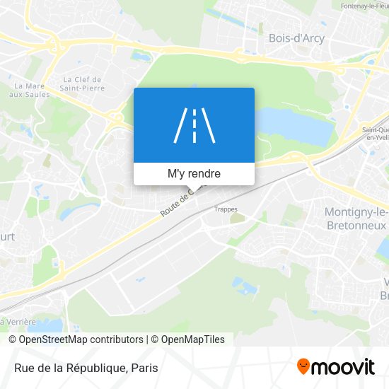 Rue de la République plan