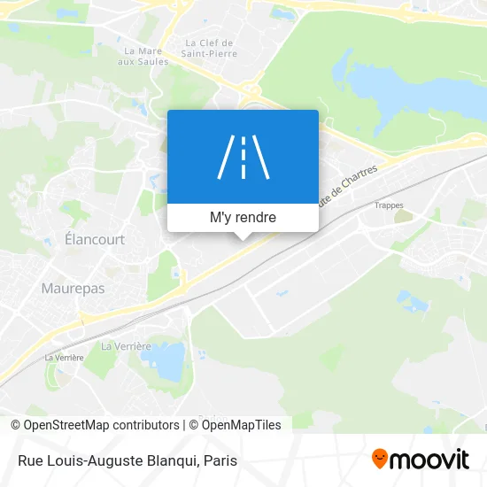 Rue Louis-Auguste Blanqui plan