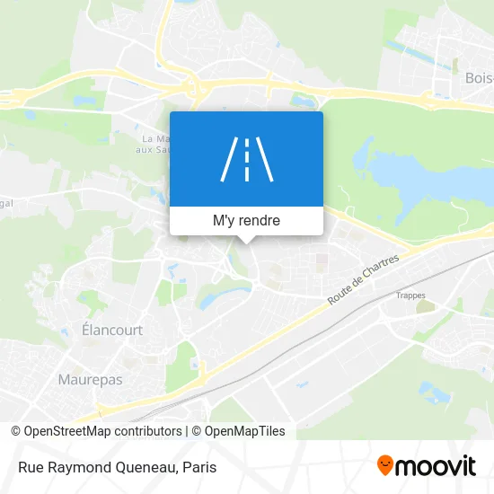 Rue Raymond Queneau plan