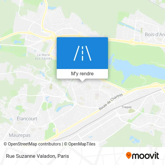 Rue Suzanne Valadon plan