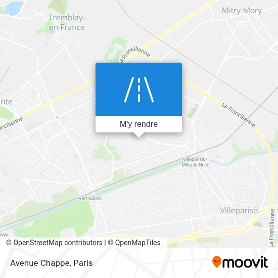 Avenue Chappe plan