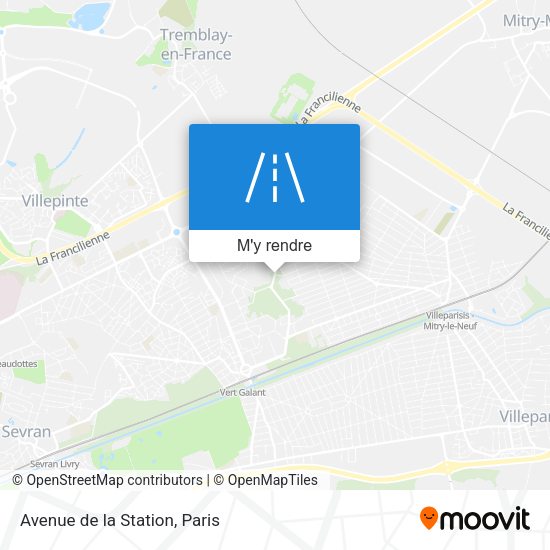 Avenue de la Station plan