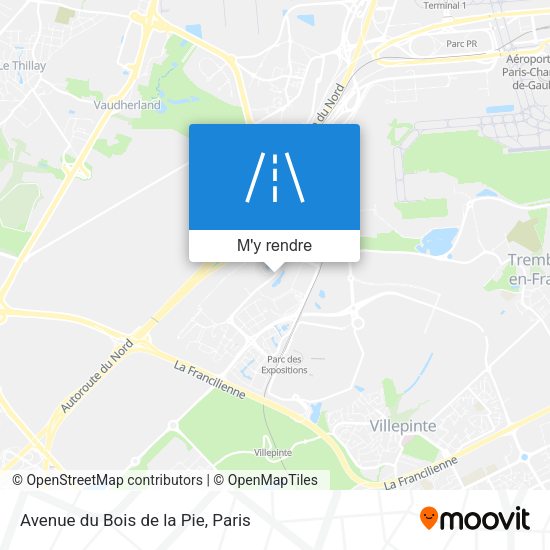 Avenue du Bois de la Pie plan
