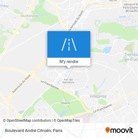 Boulevard André Citroën plan