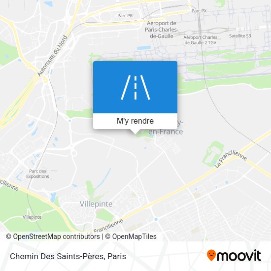 Chemin Des Saints-Pères plan