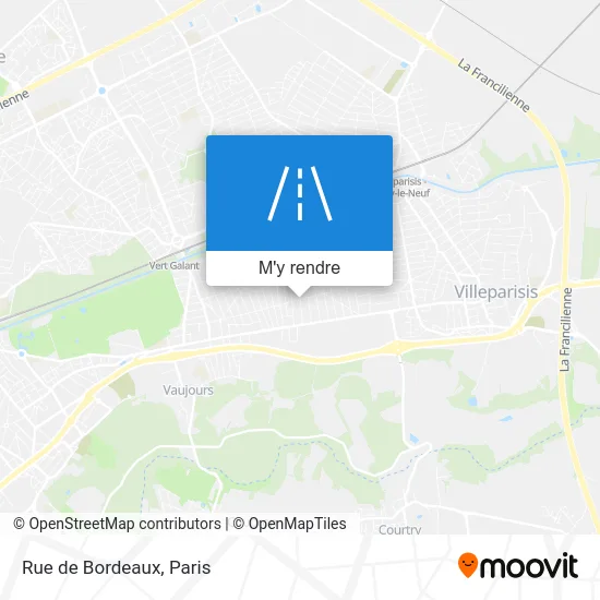 Rue de Bordeaux plan