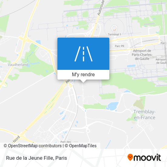 Rue de la Jeune Fille plan