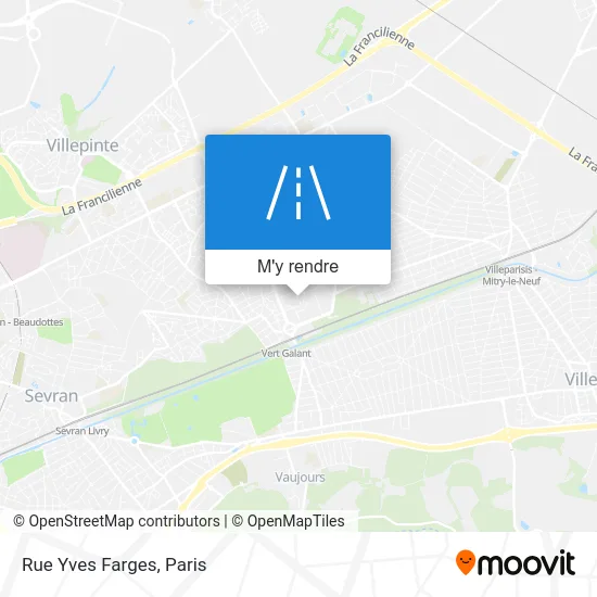Rue Yves Farges plan