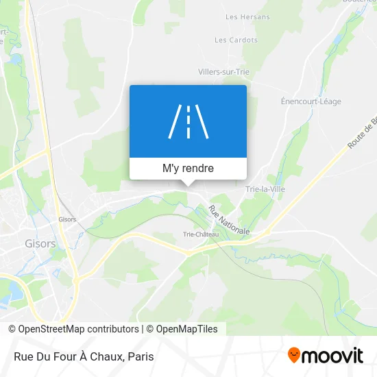 Rue Du Four À Chaux plan