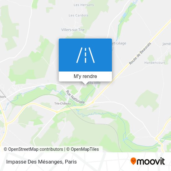 Impasse Des Mésanges plan