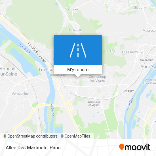 Allée Des Martinets plan