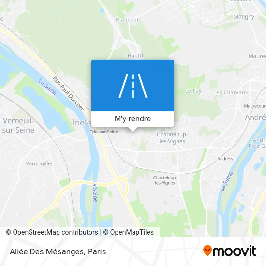 Allée Des Mésanges plan