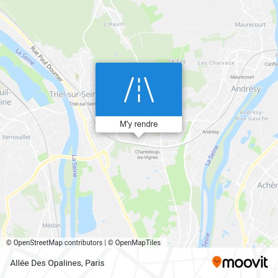Allée Des Opalines plan