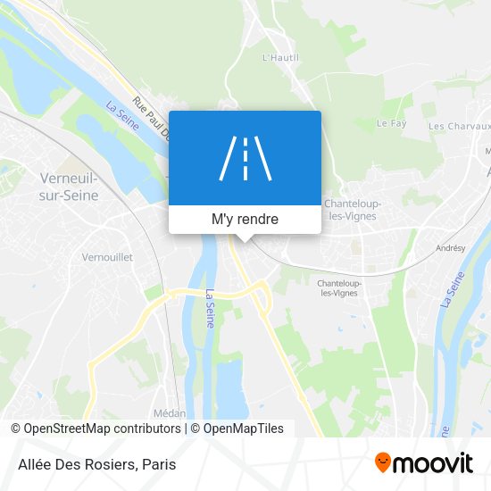 Allée Des Rosiers plan