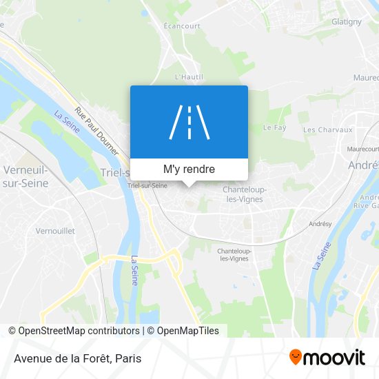Avenue de la Forêt plan