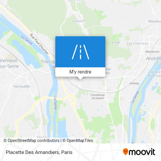 Placette Des Amandiers plan