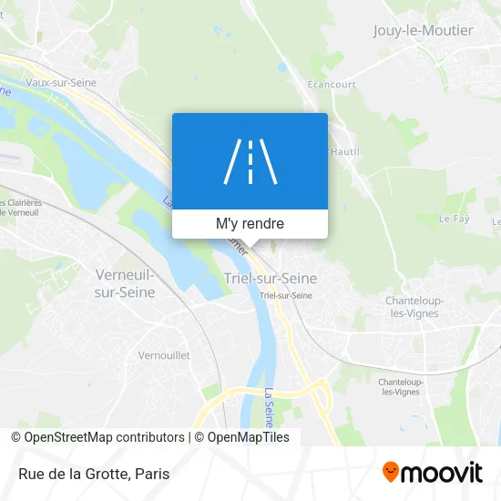 Rue de la Grotte plan
