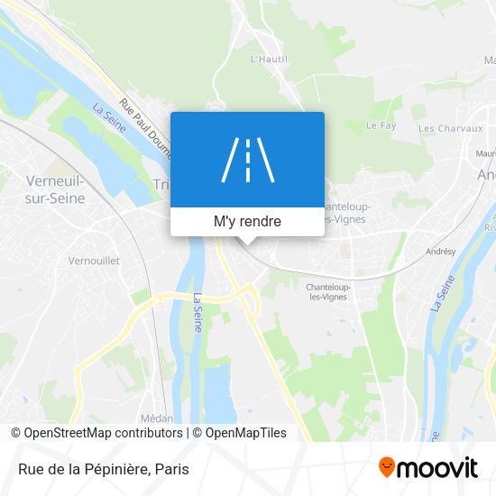 Rue de la Pépinière plan