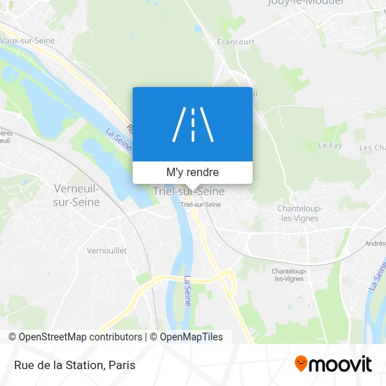 Rue de la Station plan