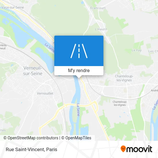 Rue Saint-Vincent plan