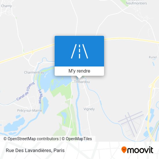 Rue Des Lavandières plan