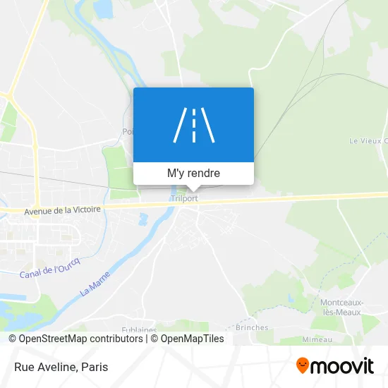 Rue Aveline plan