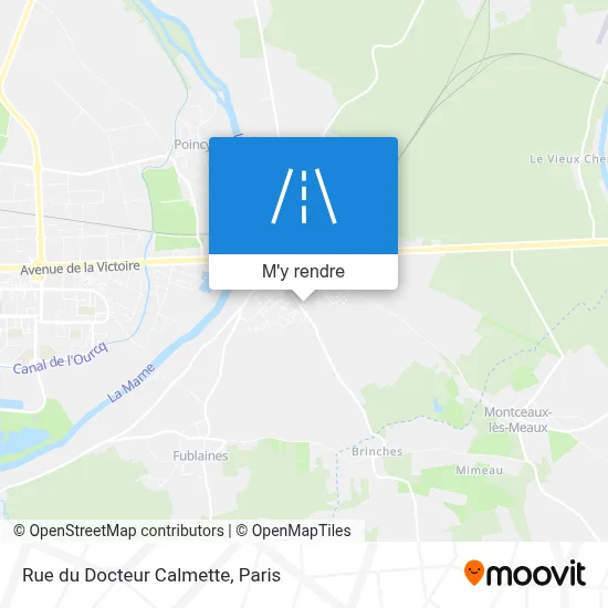 Rue du Docteur Calmette plan