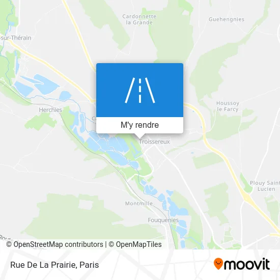 Rue De La Prairie plan