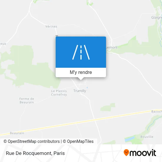Rue De Rocquemont plan