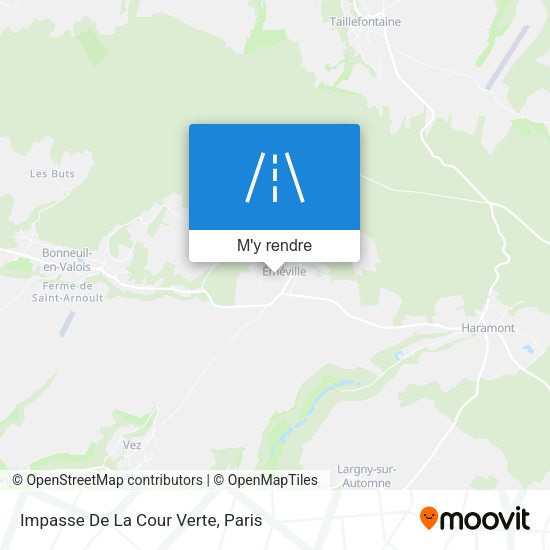 Impasse De La Cour Verte plan