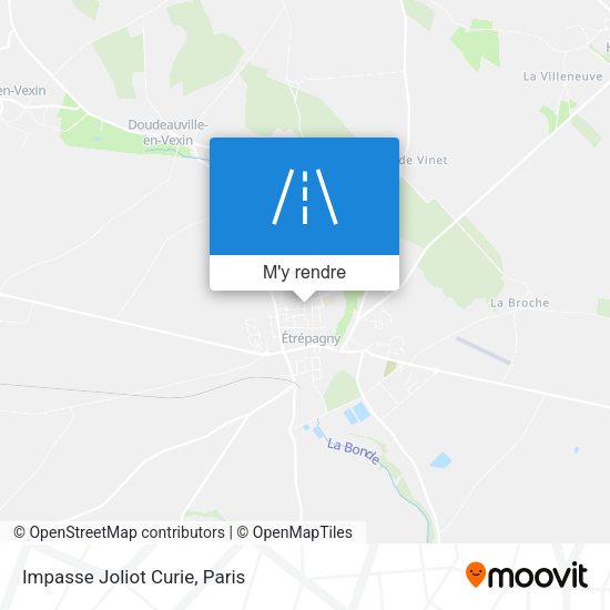 Impasse Joliot Curie plan