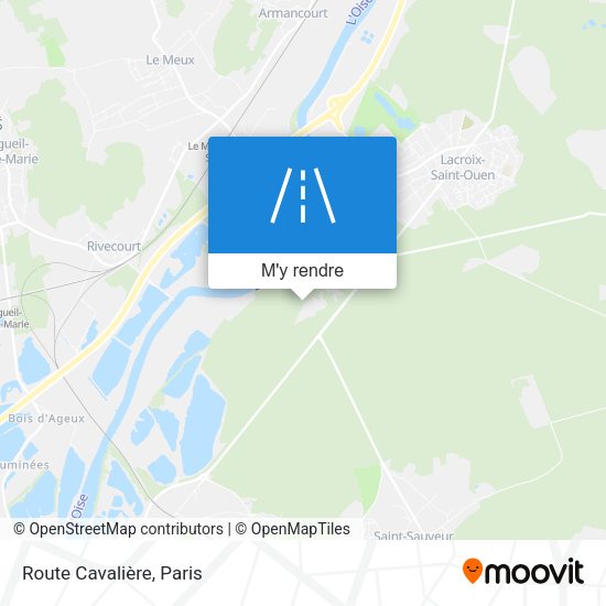 Route Cavalière plan