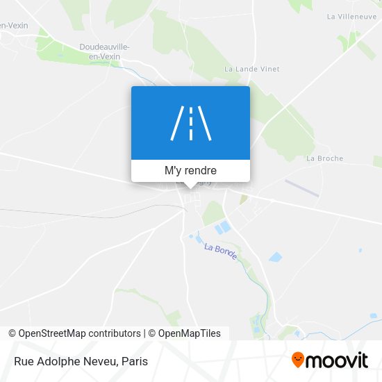 Rue Adolphe Neveu plan