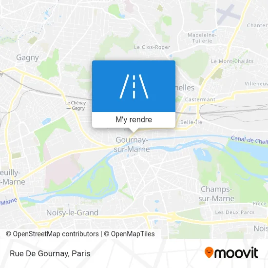 Rue De Gournay plan