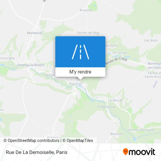 Rue De La Demoiselle plan