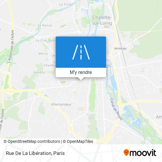 Rue De La Libération plan