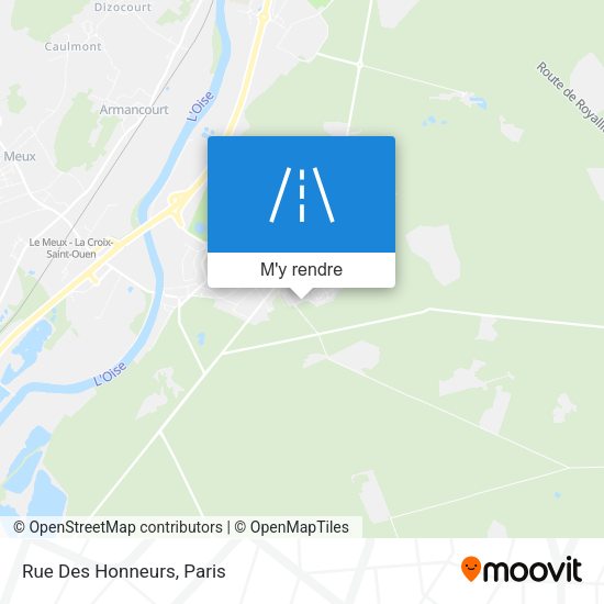 Rue Des Honneurs plan