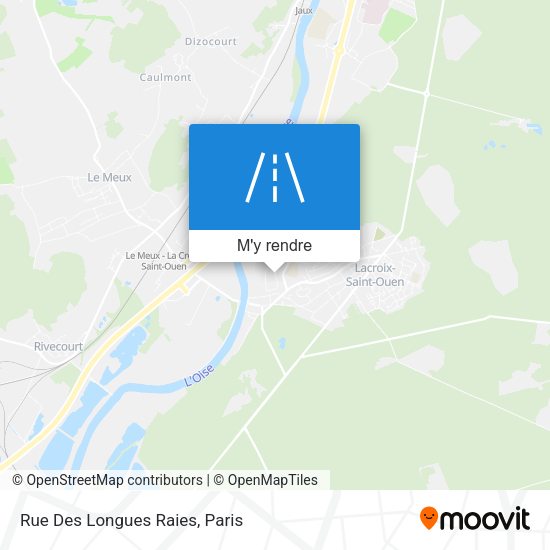Rue Des Longues Raies plan