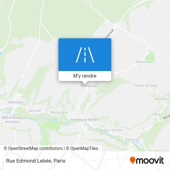 Rue Edmond Lebée plan