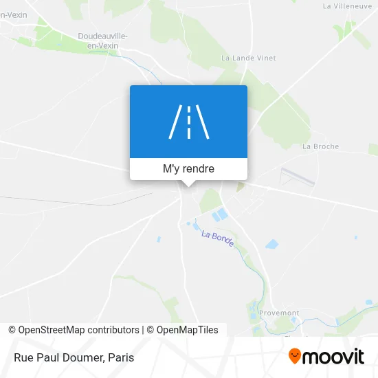 Rue Paul Doumer plan