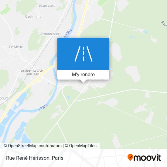 Rue René Hérisson plan