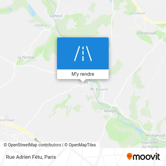 Rue Adrien Fêtu plan