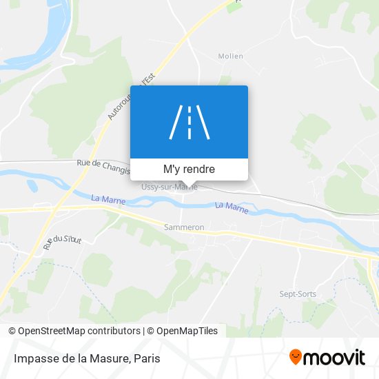 Impasse de la Masure plan