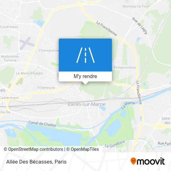 Allée Des Bécasses plan