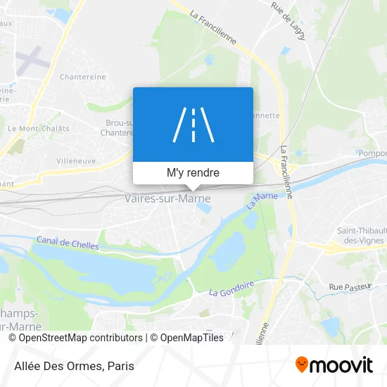 Allée Des Ormes plan